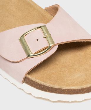 Mules 1 bride à boucle et semelle intérieure cuir femme - Valentina Baldano vue6 - VALENTINA BALDA - GEMO