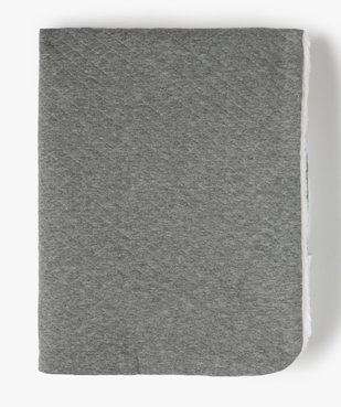 Plaid matelassé pour bébé en jersey doublé peluche vue3 - GEMO(BB COUCHE) - GEMO