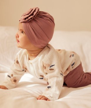 Bonnet de naissance en jersey de coton look rétro bébé - LuluCastagnette (lot de 2) vue4 - LULUCASTAGNETTE - GEMO