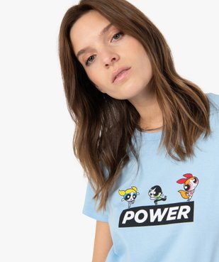 Tee-shirt femme avec motif – Powerpuff Girls vue2 - POWERPUFF GIRLS - GEMO