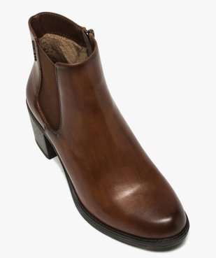 Boots femme unies à talon style chelsea – Tom Tailor vue5 - TOM TAILOR - GEMO