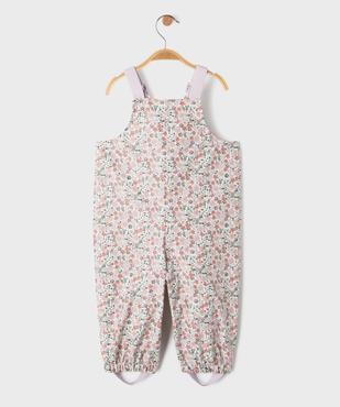 Salopette de pluie imperméable à bretelles élastiques bébé fille vue6 - GEMO(BEBE DEBT) - GEMO
