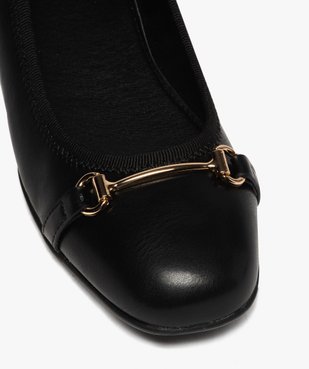 Ballerines femme unies à bride métallique vue6 - GEMO(URBAIN) - GEMO
