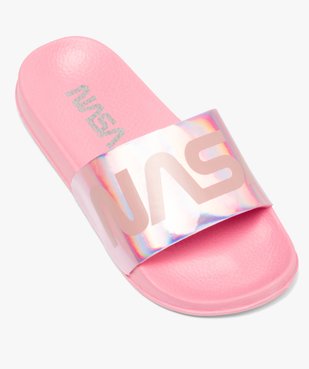 Mules de piscine fille à bandeau irisé - Nasa vue5 - NASA - GEMO