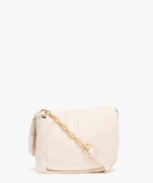 Sac besace compact à matelassage verni femme vue4 - GEMO (ACCESS) - GEMO