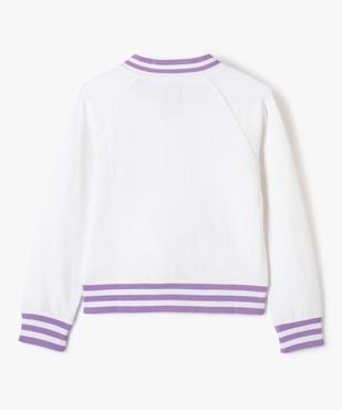 Blouson fille esprit Collège Américain - Camps United vue3 - CAMPS UNITED - GEMO