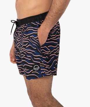 Short de surf homme à motifs abstraits vue3 - GEMO (PLAGE) - GEMO