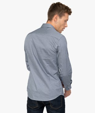 Chemise homme imprimée coupe slim vue3 - Nikesneakers (HOMME) - Nikesneakers