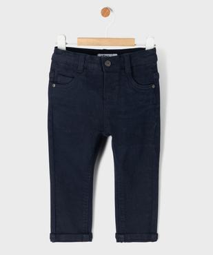 Pantalon slim extensible au coloris unique bébé garçon vue1 - GEMO(BEBE DEBT) - GEMO
