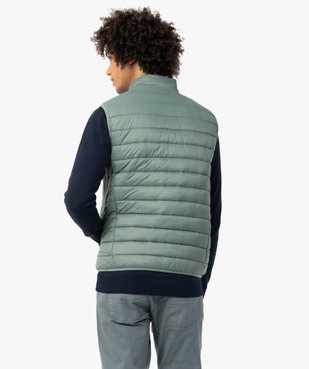 Doudoune homme sans manches avec col montant vue3 - GEMO (HOMME) - GEMO