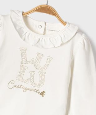 Ensemble 2 pièces tee-shirt et short bébé fille - LuluCastagnette vue2 - LULUCASTAGNETTE - GEMO