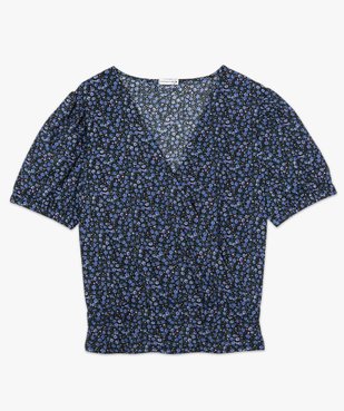 Tee-shirt femme avec décolleté cache-cœur – LuluCastagnette vue4 - LULUCASTAGNETTE - GEMO
