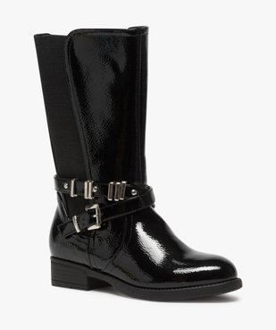 Bottes fille vernies et zippées vue2 - GEMO (ENFANT) - GEMO