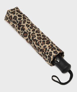 Parapluie pliant à motif léopard femme vue1 - GEMO (ACCESS) - GEMO