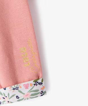 Legging réversible bébé fille - LuluCastagnette vue4 - LULU CASTAGNETTE GEMO FOR GOOD - GEMO