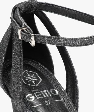 Escarpins femme à talon aiguille dessus pailleté vue6 - GEMO(URBAIN) - GEMO