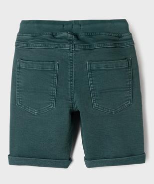 Bermuda en coton stretch facile à enfiler garçon vue2 - GEMO (ENFANT) - GEMO