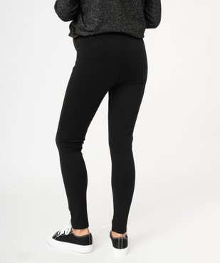 Legging de grossesse avec bandeau haut et boutons fantaisie vue3 - GEMO (MATER) - GEMO
