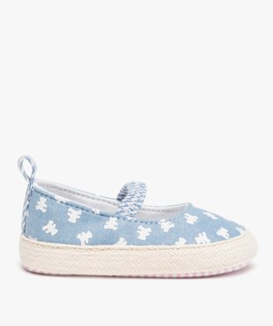 Chaussons de naissance bébé fille toile - LuluCastagnette vue1 - LULUCASTAGNETTE - GEMO