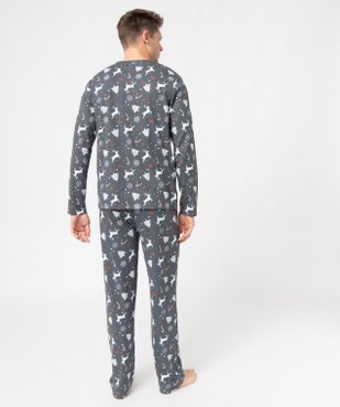 Pyjama homme imprimé spécial Noël vue4 - GEMO(HOMWR HOM) - GEMO