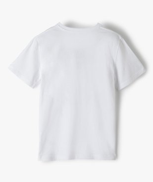 Tee-shirt garçon à manches courtes et grand motif vue3 - GEMO (JUNIOR) - GEMO