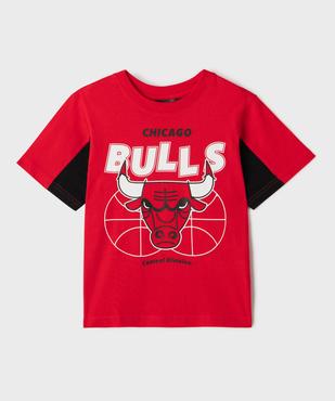 Tee-shirt manches courtes imprimé Chicago Bulls garçon - NBA vue2 - NBA - GEMO