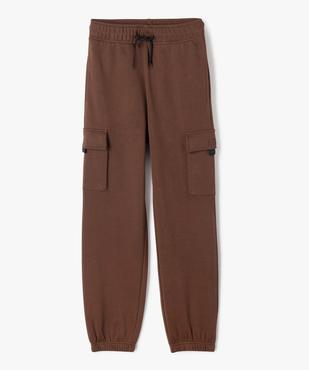 Pantalon cargo molletonné garçon vue1 - GEMO (JUNIOR) - GEMO