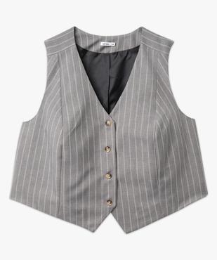 Veste sans manches à boutons femme vue4 - GEMO (G TAILLE) - GEMO