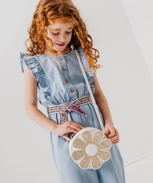 Combinaison pantalon avec volants sur les épaules fille vue6 - GEMO 4G FILLE - GEMO