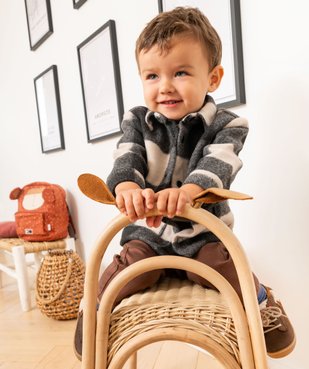 Surchemise à carreaux en maille épaisse bébé garçon vue4 - GEMO(BEBE DEBT) - GEMO