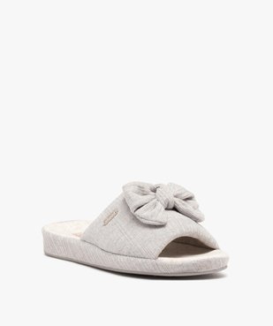 Chaussons mules plats avec noeud femme - Beppi vue2 - BEPPI - GEMO