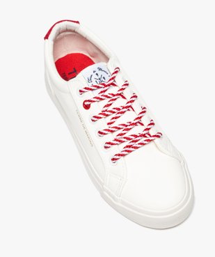 Tennis femme à lacets cordelette bicolores - Terre de Marins vue5 - TERRE DE MARINS - GEMO
