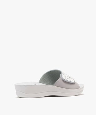 Mules femme confort avec bandeau à scratch ajustable et à motifs vue10 - G'FLEX - GEMO