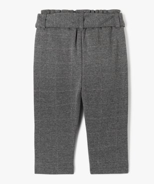 Pantalon en maille aspect flanelle bébé fille - LuluCastagnette vue3 - LULUCASTAGNETTE - GEMO