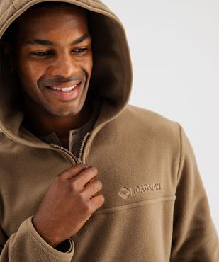 Sweat à capuche en maille polaire homme - Roadsign vue5 - ROADSIGN G4G - GEMO