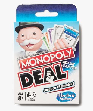Jeu de cartes Monopoly Deal - Hasbro vue1 - DIVERS LICENCE - GEMO