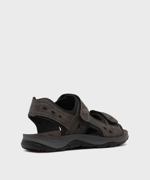 Sandales homme sport unies à scratch vue10 - G'FLEX - GEMO