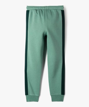 Pantalon de jogging avec bandes contrastantes garçon vue3 - GEMO (ENFANT) - GEMO