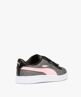 Baskets fille brillantes à scratchs – Puma Smash vue4 - PUMA - GEMO