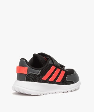 Baskets bébé garçon bi-matières à scratch - Adidas vue4 - ADIDAS - GEMO