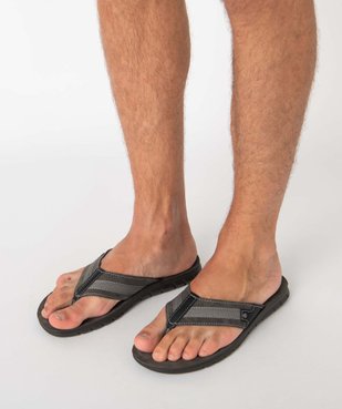 Tongs homme confort à semelle rembourrée vue1 - GEMO (CASUAL) - GEMO