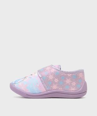 Chaussons à scratch imprimé Elsa fille - La Reine des Neiges vue3 - REINE DES NEIGE - GEMO