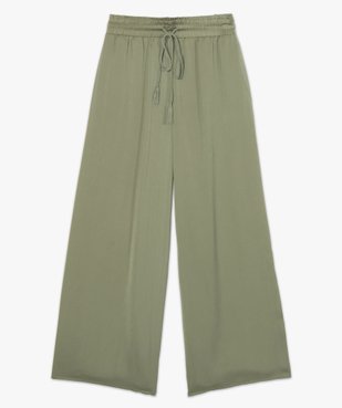 Bas de pyjama femme large et satiné vue4 - GEMO(HOMWR FEM) - GEMO