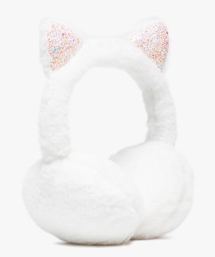 Cache-oreilles fille avec oreilles pailletées en relief vue1 - GEMO (ENFANT) - GEMO