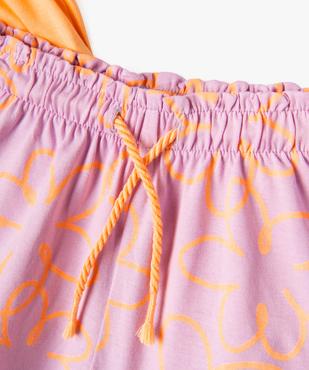 Short ample en jersey de coton bébé fille (lot de 2) vue2 - GEMO(BEBE DEBT) - GEMO