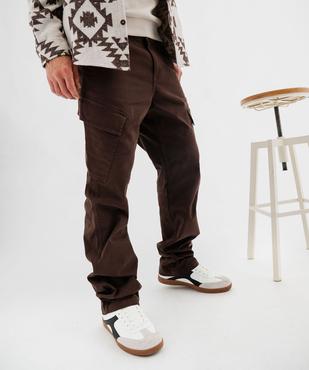 Pantalon cargo avec poches à rabat homme vue1 - GEMO (HOMME) - GEMO
