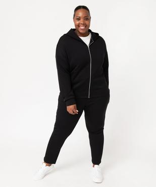 Pantalon en maille avec ceinture élastique femme grande taille vue5 - GEMO(FEMME PAP) - GEMO