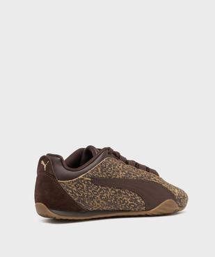 Tennis à fine semelle imprimé léopard femme - Puma vue4 - PUMA - GEMO
