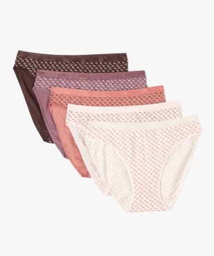 Culottes en coton stretch femme (lot de 5) - Les Pockets Dim vue1 - DIM - GEMO