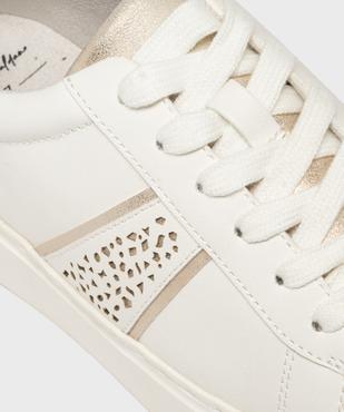 Baskets basses avec touches métallisées femme - Valentina Baldano vue7 - VALENTINA BALDA - GEMO